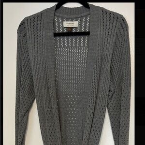 Sonoma Women's Gray Knit Cardigan